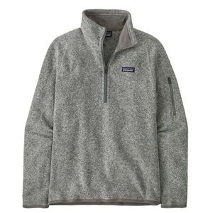 Patagonia Better Sweater 1/4 Zip Gray Fleece Pullover Size Small